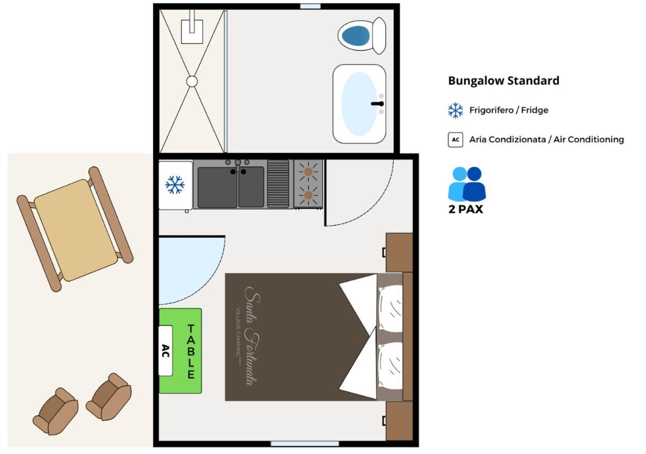 Village Camping Santa Fortunata - Campogaio Sorrento Værelse billede
